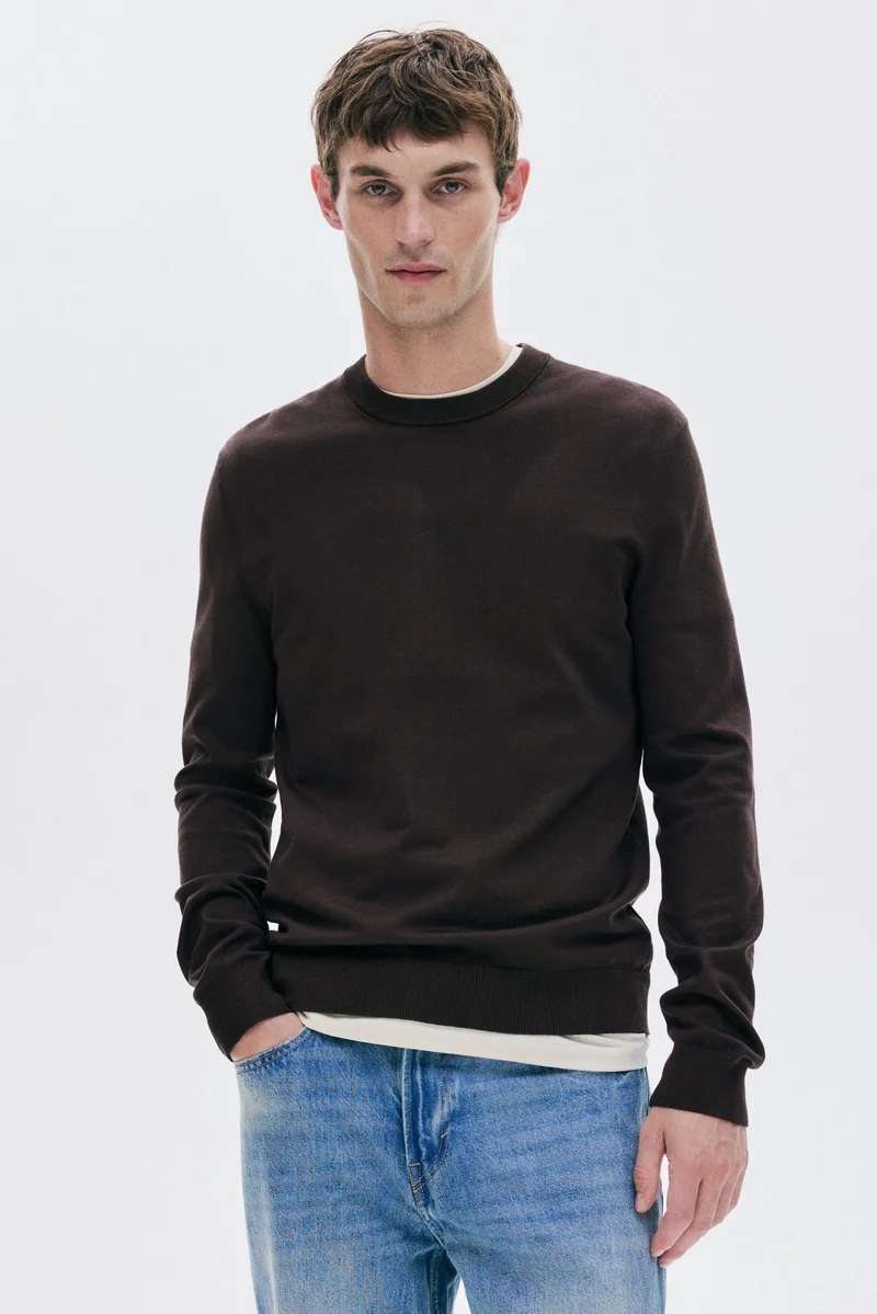 H&M Regular Fit Fine-knit jumper