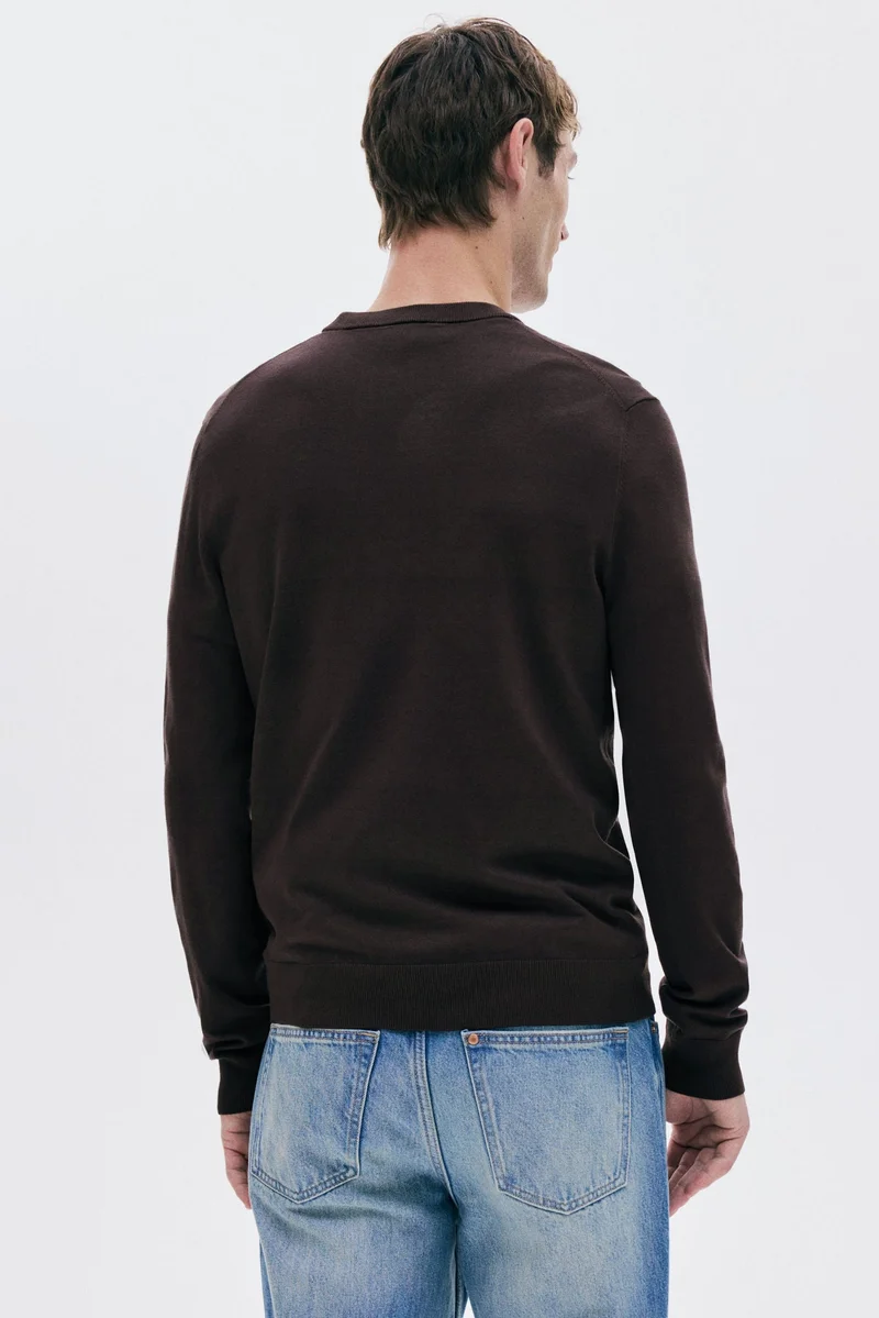 H&M  Regular Fit Fine-knit jumper for Men | Best Price UAE