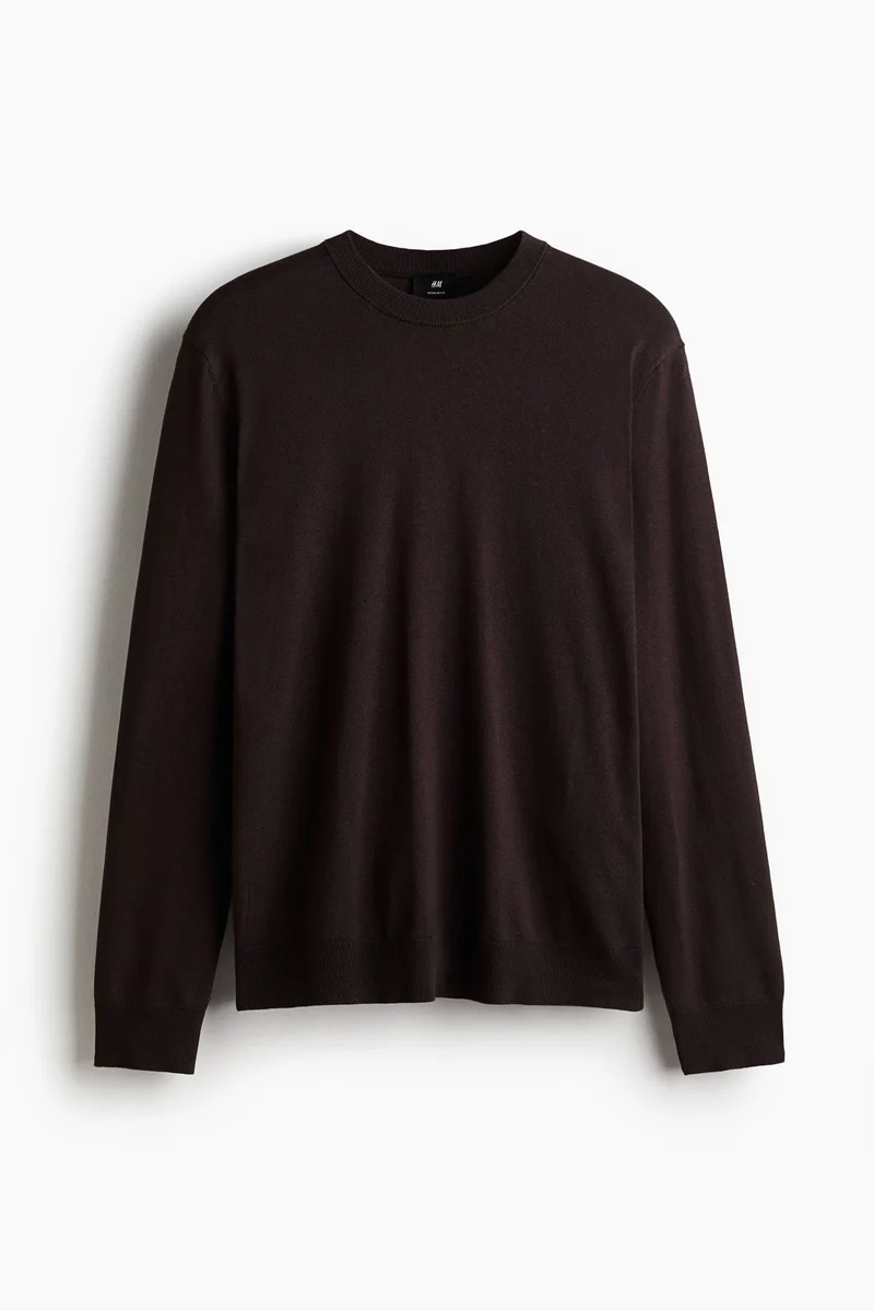 H&M  Regular Fit Fine-knit jumper for Men | Best Price UAE