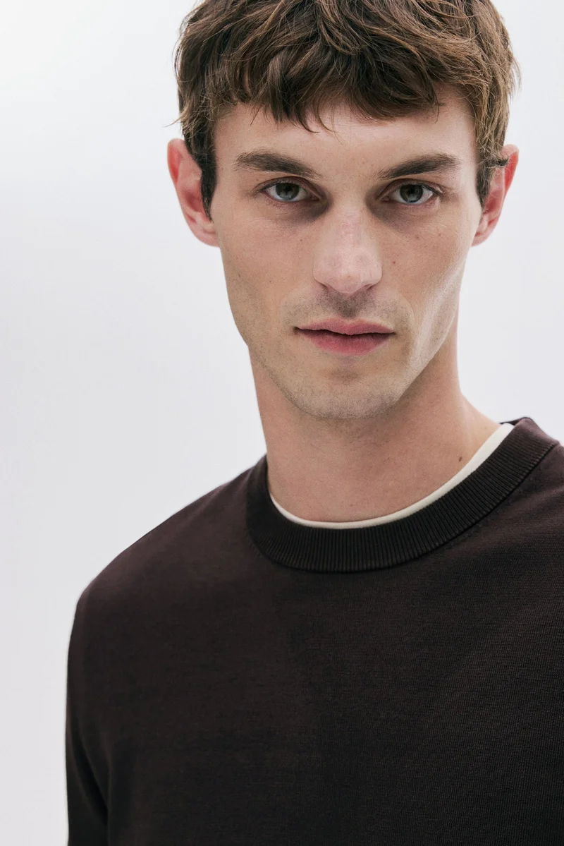 H&M  Regular Fit Fine-knit jumper for Men | Best Price UAE