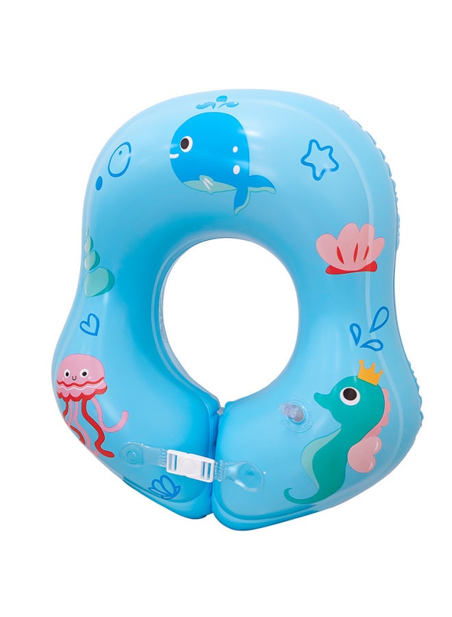 general 2024 Children's Swimming Ring Armpit Ring Double Airbag Infant 0-5 Years Old Boys And Girls Baby Baby Baby Lie-down Ring-Outer Diameter After Inflation:Underarm Ring (for 12-26 Months)-Inside Diamet - Image 1