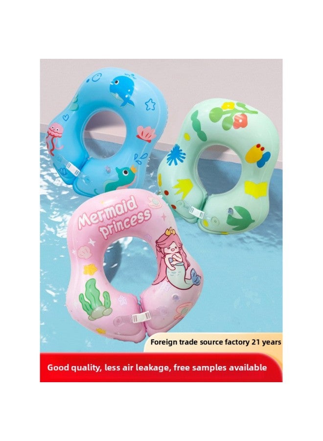 general 2024 Children's Swimming Ring Armpit Ring Double Airbag Infant 0-5 Years Old Boys And Girls Baby Baby Baby Lie-down Ring-Outer Diameter After Inflation:Underarm Ring (for 12-26 Months)-Inside Diamet - Image 2