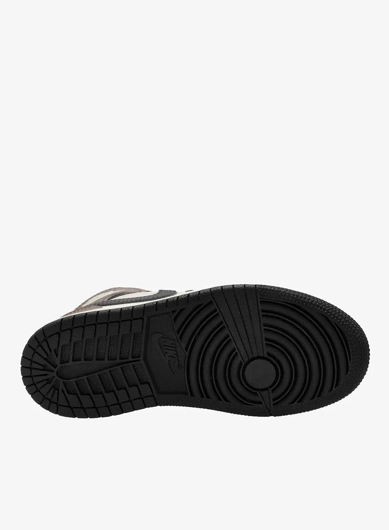 Jordan BLACK/PHANTOM-PALOMINO-UNIV RED-SAIL Kids Jordan 1 Mid Bp  | Best Price UAE