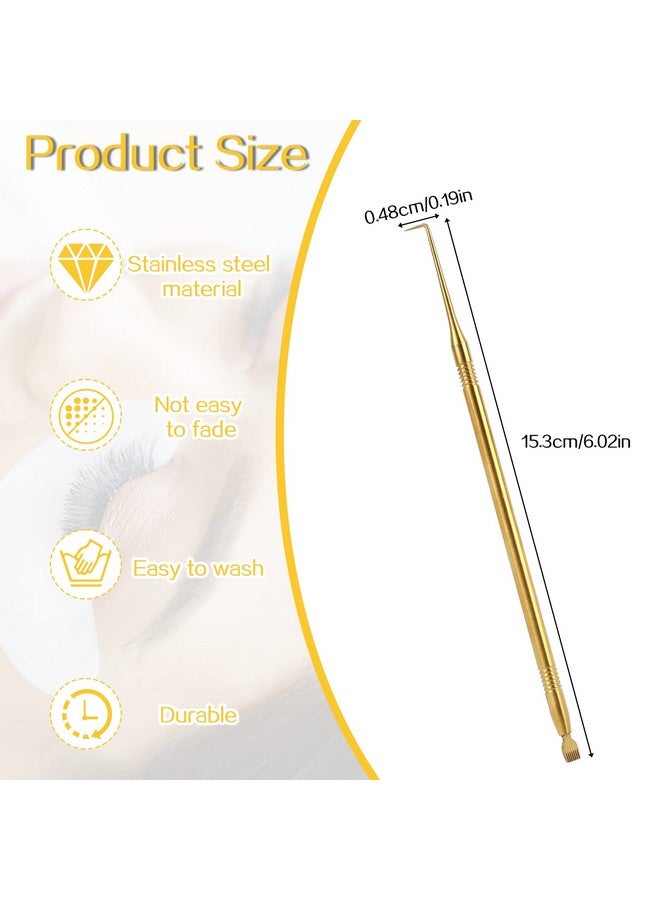 Sliverdew Lash Lift Toolprofessional Eyelash Separator Tool With Comb Lash Lift And Tint Kit Eyelash Lift And Tint Tool Stainless Steel Lash Perming Brush Lash Lift Comb Perming And Tinting Supplies - Image 2