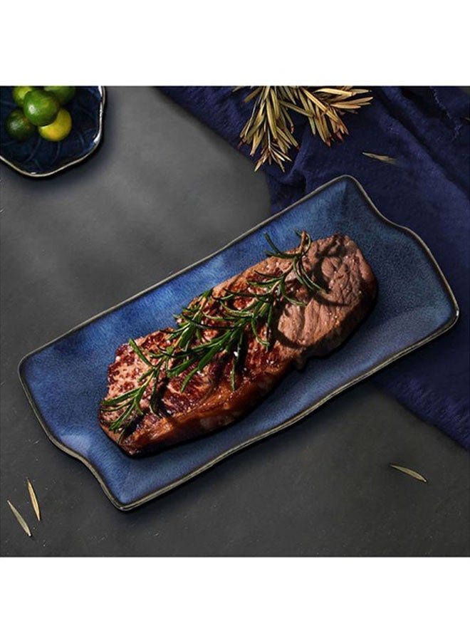 شاربدو طبق عشاء من كيلن لون أزرق 26x12x3سم - Image 5