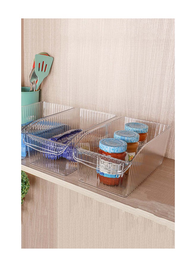 ايست من نون عبوة من 4 صناديق تنظيم ثلاجة متعددة الاستخدامات للحيوانات الأليفة مزودة بعجلات، وحاويات تخزين للمطبخ والمخزن وتنظيم المنزل - Image 5