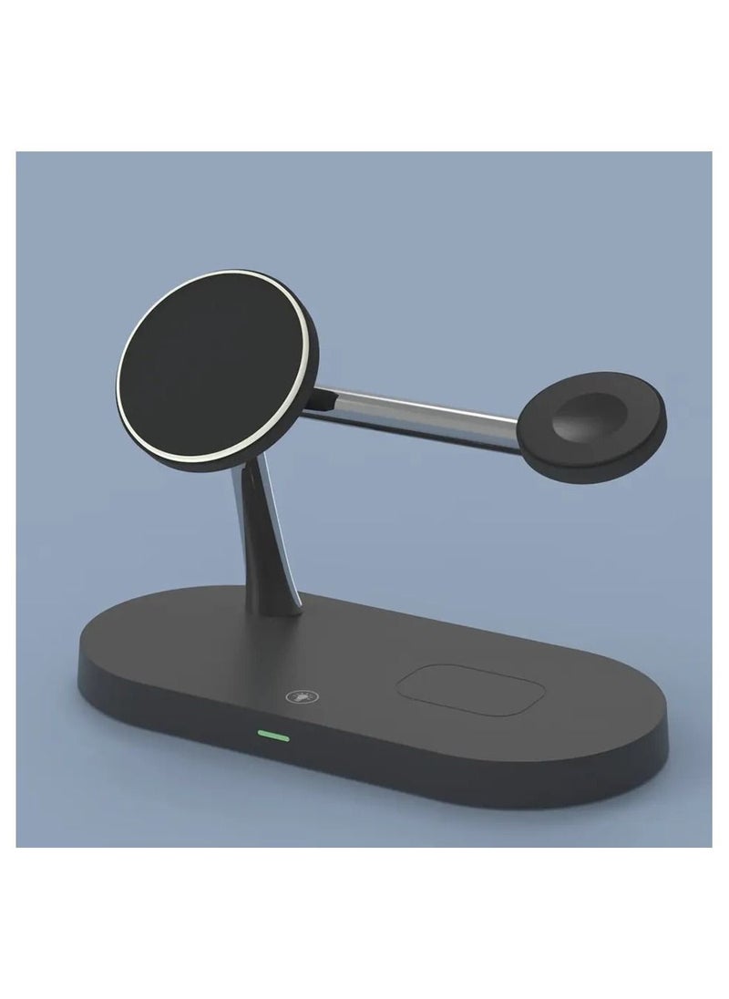 Huitich - 5-in-1 Universal Mobile Phone Charger Fast Wireless Charging Station for Multiple Devices - Image 1
