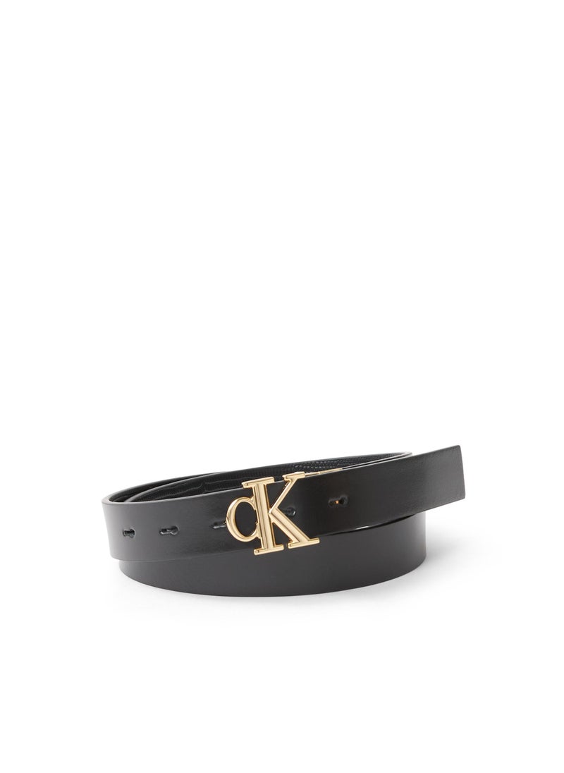Calvin Klein Jeans Logo Detail Allocated Buckle Hole Belt  - Image 1