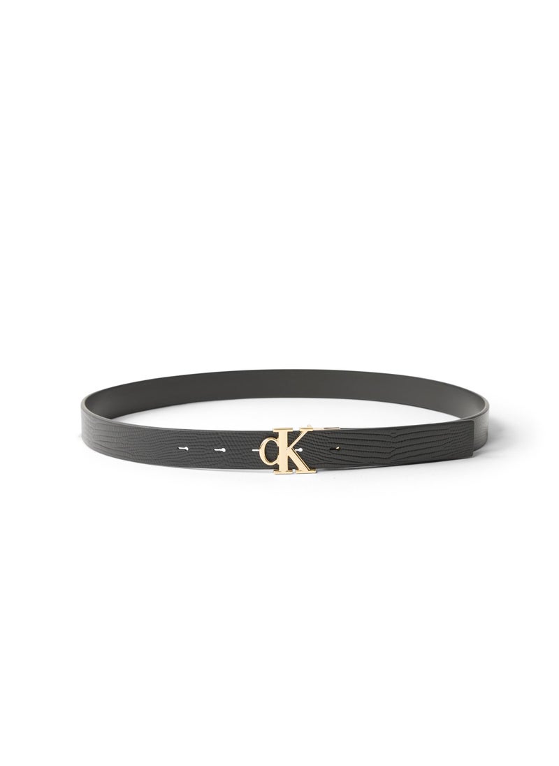 Calvin Klein Jeans Logo Detail Allocated Buckle Hole Belt  - Image 2