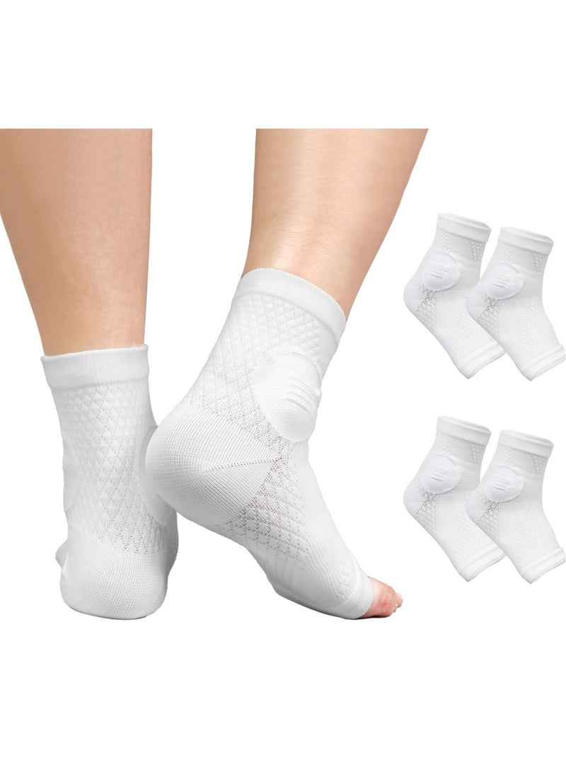 كابتن تيك 2 Pairs Neuropathy Compression Socks - Immediate Relief for Pain, Swelling & Numbness,  L-Size - Image 1