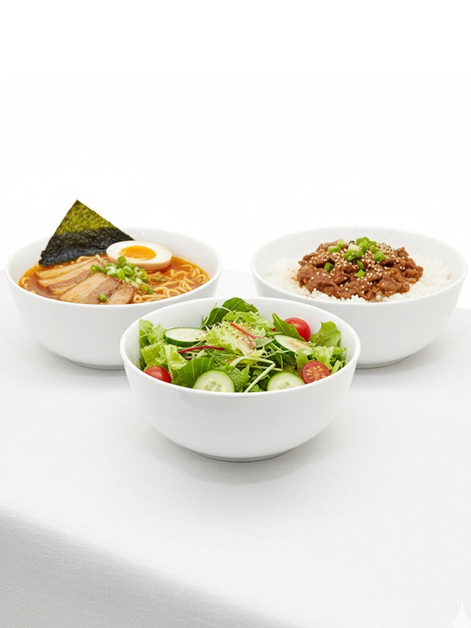 Shallow 3-Piece Porcelain Bowl Set, 12cm - Image 3