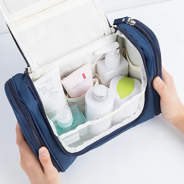 Mforall Travel Toiletry Bag for Women and Men Quirk Hanging Toiletry Bag Extra Large Capacity Travel Organizer Bag - Image 3