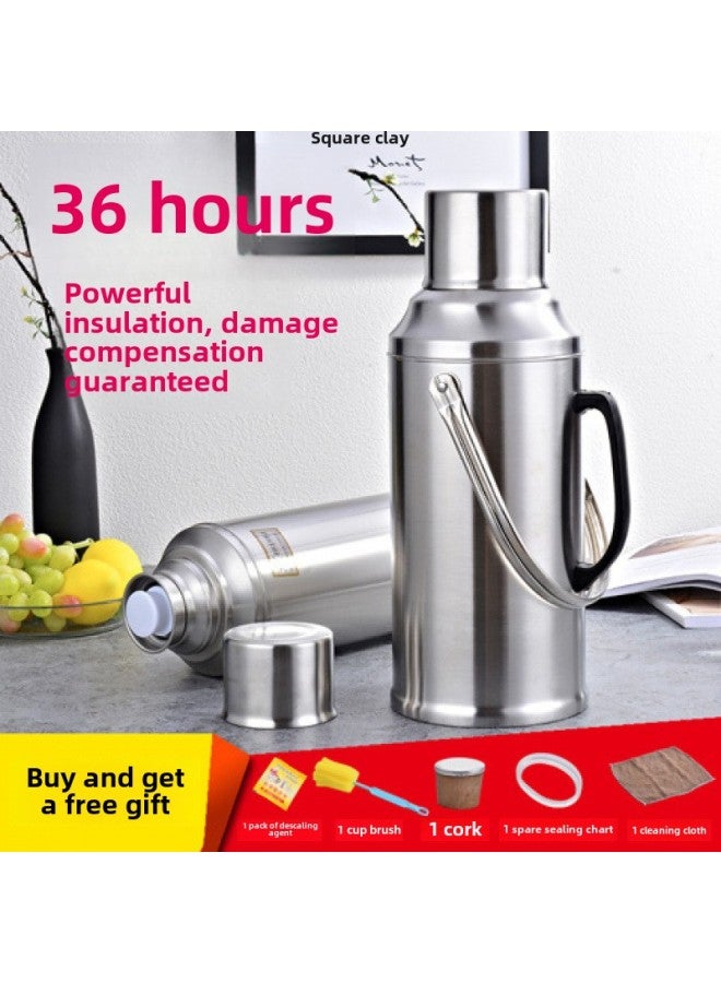 Stainless Steel Shell Glass Liner Large Capacity Thermos Thermos Thermos Thermos Household Thermos Bottle Wholesale-Color:3.2l Separate Inner Tank Upgraded Integrated Liner-Capacity:End From: 00:59  - Image 2