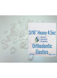 Orthodontic Elastic Rubber Bands100 Packclear Latex Free Small Braces Dreadlocks Hair Braids Tooth Gap Packaging Crafts Sonic Dental Supply Made In Usa 316 Inch Mediumheavy 4.5 Oz - pzsku/Z959278CB0FFB9059B98AZ/45/_/1707974579/10befe58-d9c2-44cd-9ef4-1fec9a084db1