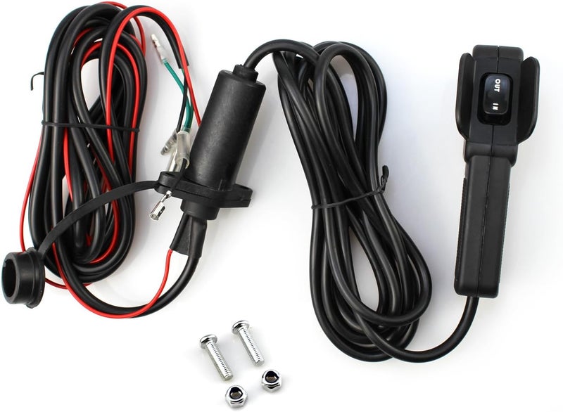 ANP PUAUTO 12V Winch Corded Hand Controller Remote Control Kit for ATV UTV - Image 1