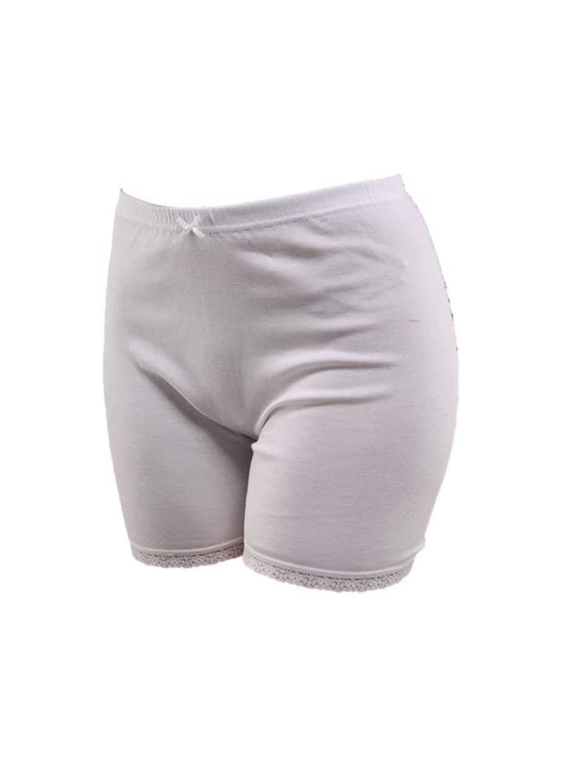 Everyone Girls White Brief cotton underwear boxer brief soft combed cotton shorts for kids girl(13-14 years)(PACK OF 6) - Image 1