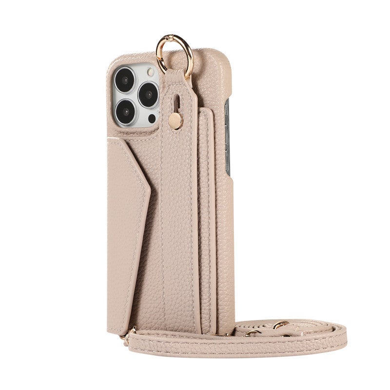 Drop Protection Leather , Cover for iphone11 iphone6 , , Khaki for Family Use - Image 1