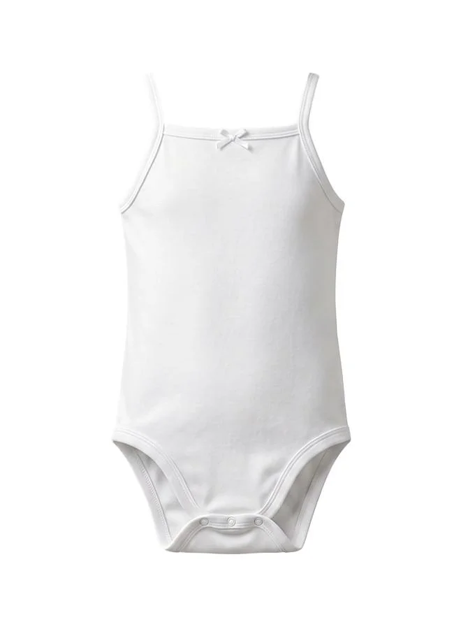 Babies & More Babies & More Newborn Girls White Bodysuit