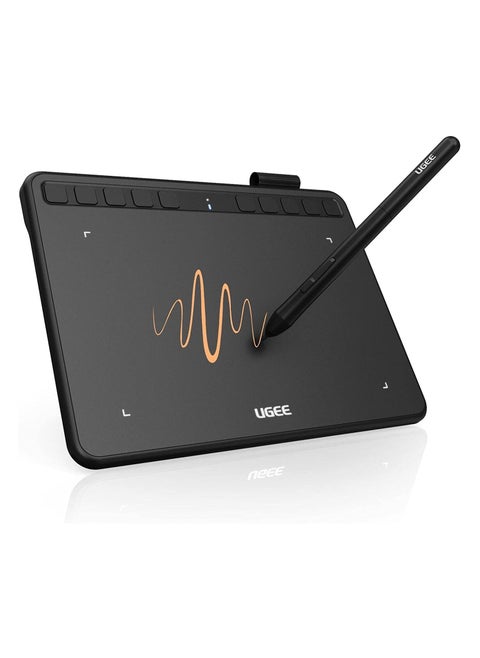 S640 Graphics Drawing Tablet 6.3 x 4 Inch – Digital Art Pad with Battery-Free Stylus, 8192 Pressure Levels, Tilt Support & 10 Express Keys for Mac, Windows, and Android