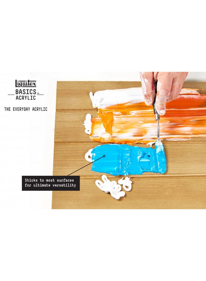 Liquitex BASICS Acrylic Paint, 118ml (4-oz) Tube, Ivory Black - Image 5