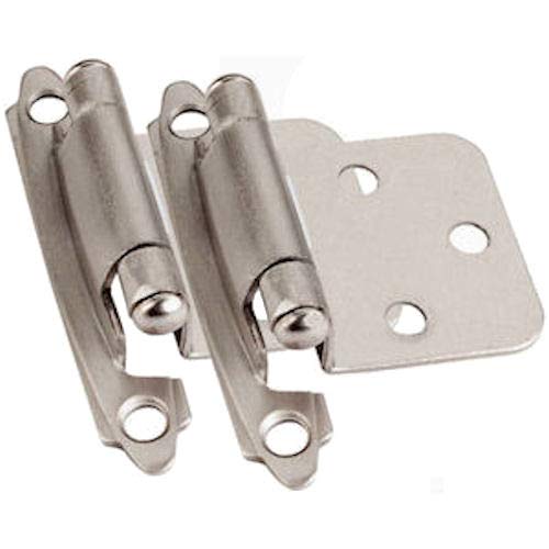 Cosmas 25 Pair Pack - Cosmas 17139-SN Satin Nickel Hinge Variable Overlay [17139-SN] - 50 Total Hinges - Image 4