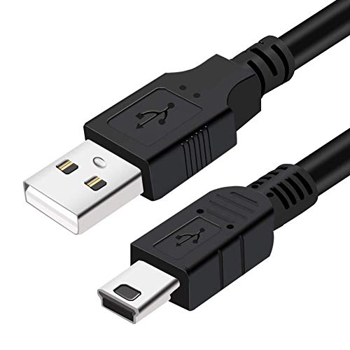 FEDUS (Black, 1.5m USB Charger Cable USB 2.0 A to Mini 5 pin B Cable for External HDDS/Camera/Card Readers [video game] - Image 1