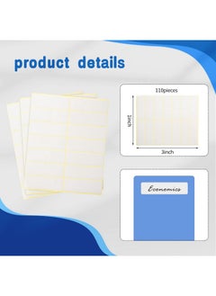 Vinsot 50 Pcs Library Book Dividers With 110 Pcs Stickers Library Shelf Dividers 4 X 12 Inch Plastic Shelf Dividers And Assorted Colored Bookshelf Markers For Shelves School Library Classroom Student Teacher  - Image 4
