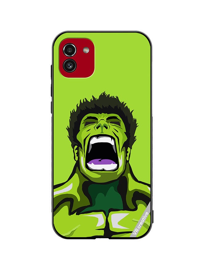 VR CREATIVE Protective Case Cover For Samsung Galaxy A03 Hulk Design Multicolour - Image 1