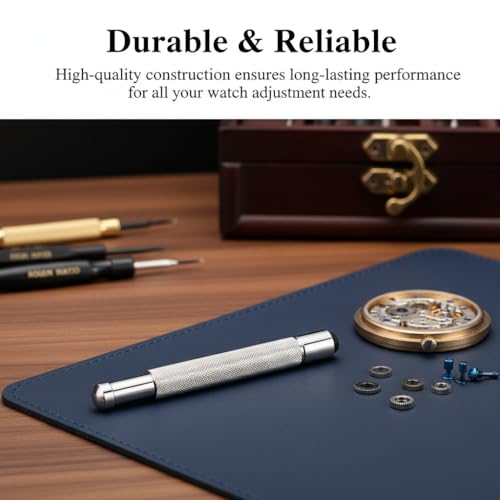 POCREATION Watch Repair Kit, 3-4.5mm Adjustable Stainless Steel Handy Wristwatch Watch Crown Winder Helper Mechanical Winding Repair Tool for Home Shop - Image 4