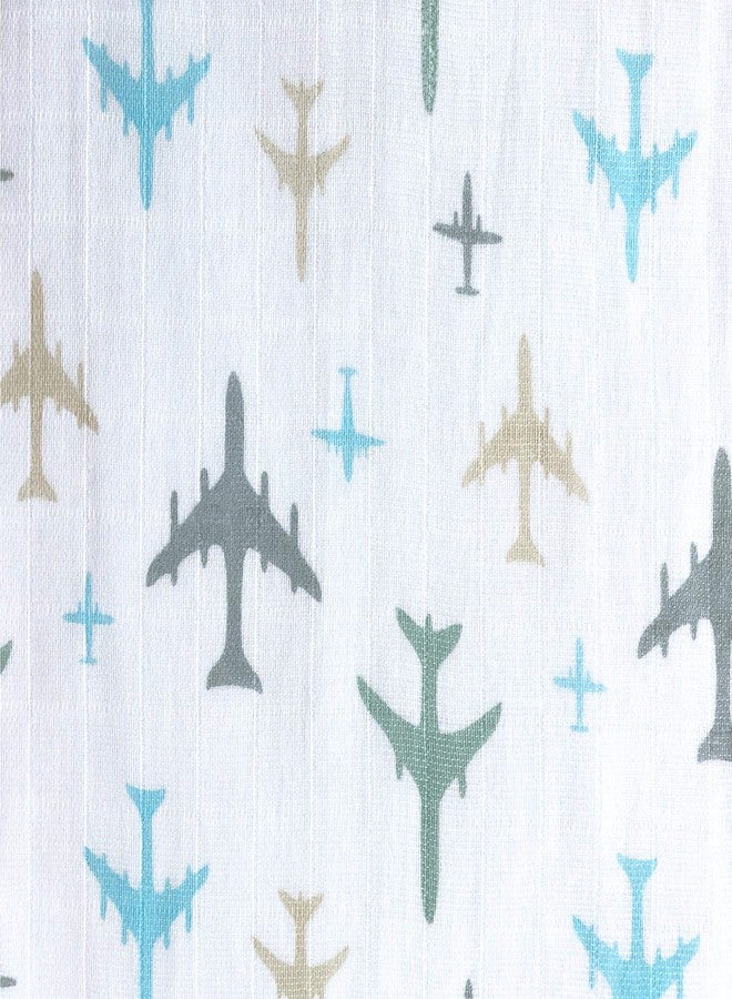 Masilo Dream Wings Organic Muslin Washcloth (Blue, Pack of 2) - Image 5