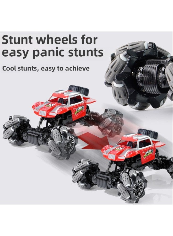 2.4G Remote Control Off-road Vehicle Remote Four-wheel Drive Climbing Charging Electric Remote Control Car Children Boy Toy Racing Large-Color:5-channel Remote Two-wheel Drive Climbing Off-road Vehicle [red Lightning] Chinese Color Box-Scale:Standard Configuration: 1 Lithium Battery 45 Minutes + Charging Cable  - Image 5