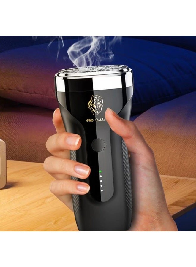 BK-29 مبخرة بخور كهربائية محمولة – قابلة لإعادة الشحن USB للمنزل والسيارة مع ملحقات - Image 5