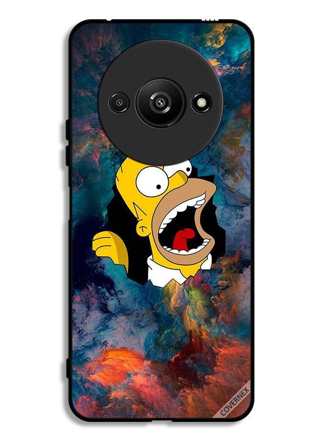 Covernex Xiaomi Redmi A3 4G Protective Case Cover Simpson - Image 1