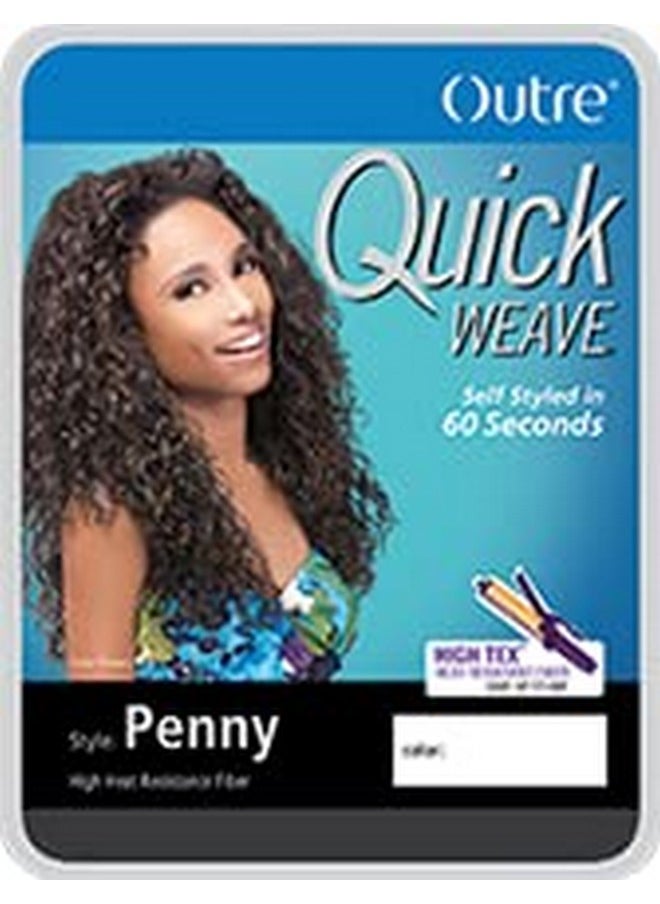 Outre Quick Weave Synthetic Half Wig Penny (Dr30)  - Image 3