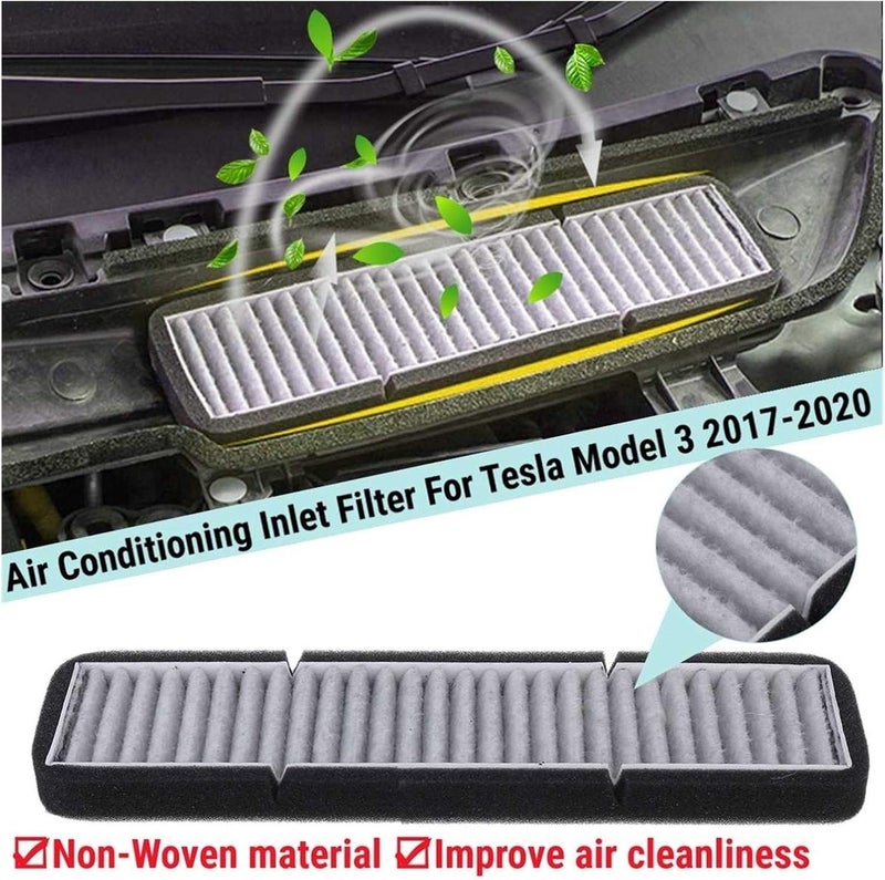 Wivplex Car Air Conditioning Inlet Filter for Tesla Model 3 - Image 4
