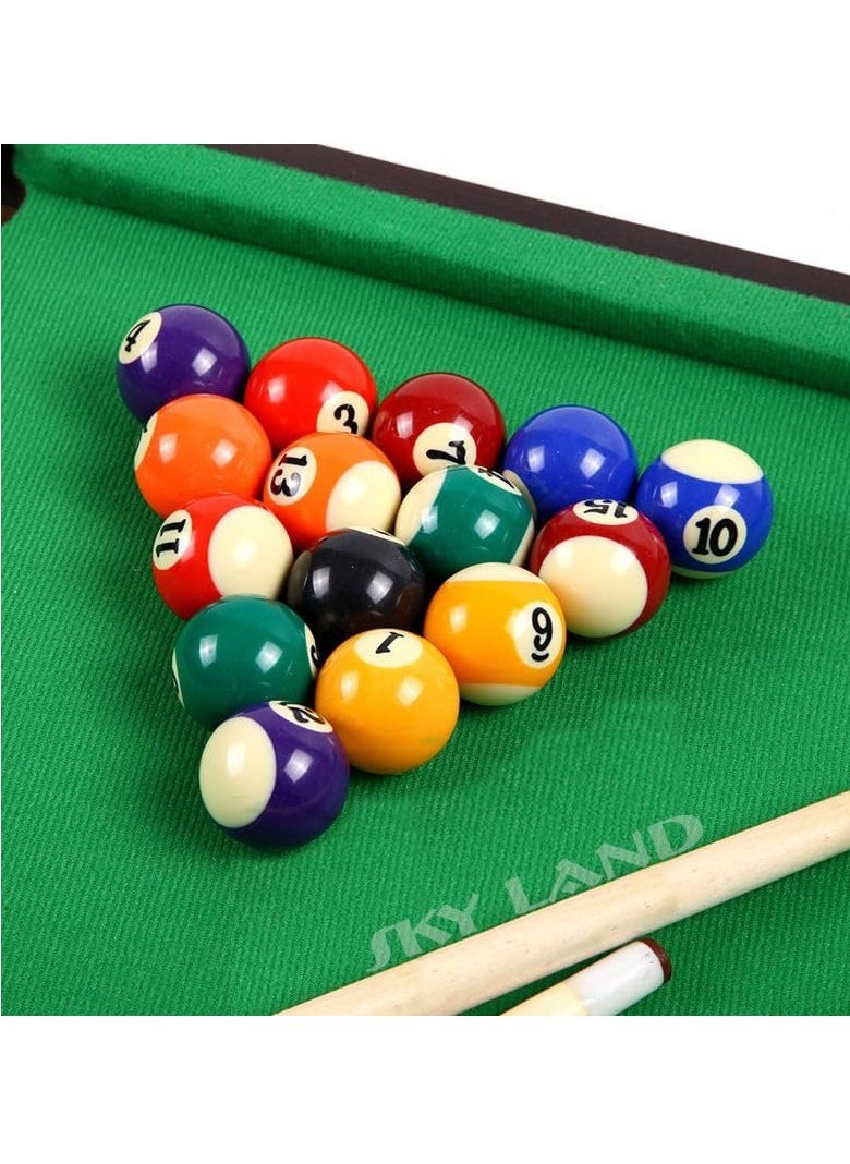 Generic - Billiards Tabletop Mini Games Set| Pool Table Set For Kids/ Adults- Portable Indoor Entertainment - Image 1