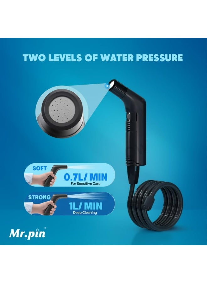 مستر بن شطاف المسافر , شطاف كهربائي محمول للسفر و التخييم قابل لإعادة الشحن مع خزان مياة بسعة 2.3 لتر - Image 5