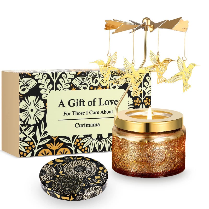 Curimama Mothers Day Gifts for Mom from Daughter, Hummingbird Gift for Women Friendship, Rotating Candles for Easter, Unique Birthday Gift for Her, Mothers Day Gifts for Wife Grandma New Mom Mama - Image 1