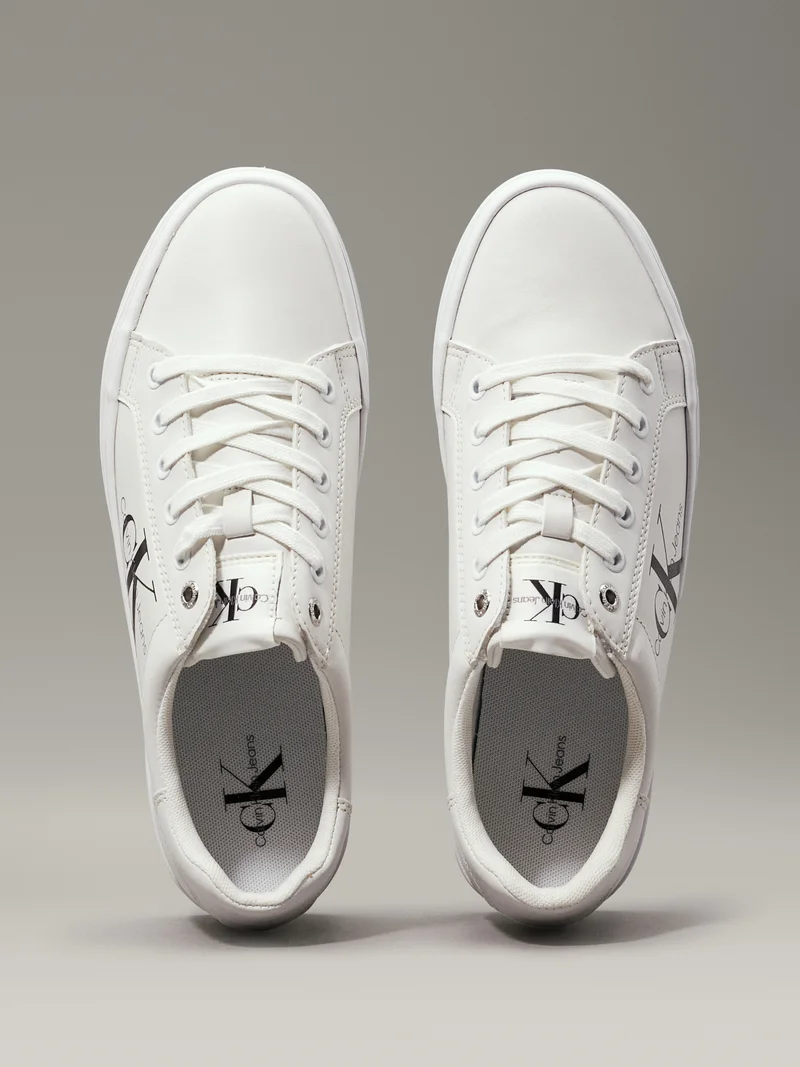 Calvin Klein Jeans Leather Platform Sneakers