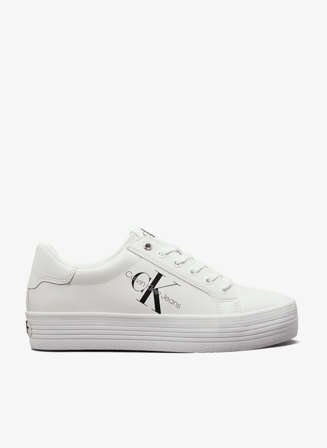 Calvin Klein Jeans Leather Platform Sneakers