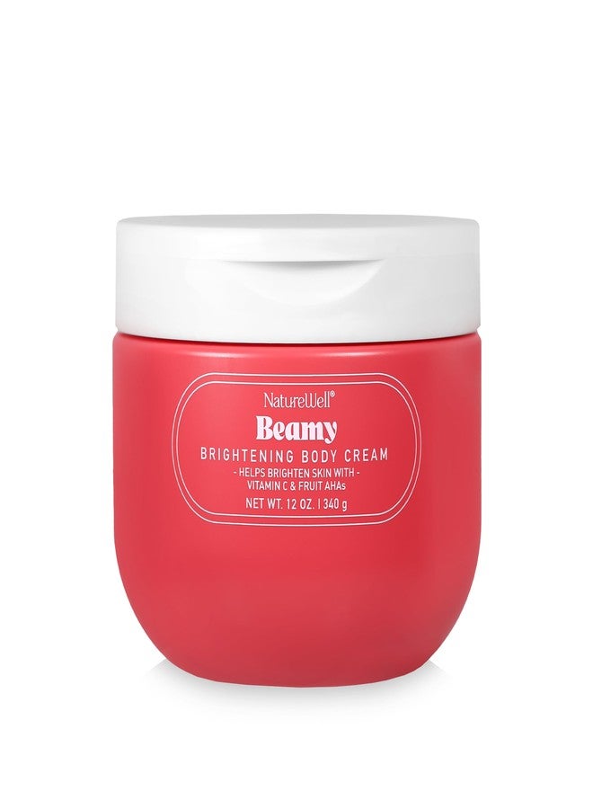 NATURE WELL Beamy Brightening Body Cream, Lightweight & Quick-Absorbing Formula to Help Improve Tone & Texture, Scented with Black Currant, Jasmine & Vanilla Woods,12 Oz - Image 1