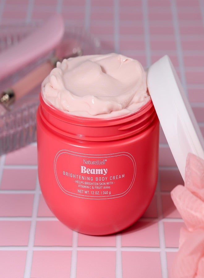 NATURE WELL Beamy Brightening Body Cream, Lightweight & Quick-Absorbing Formula to Help Improve Tone & Texture, Scented with Black Currant, Jasmine & Vanilla Woods,12 Oz - Image 3