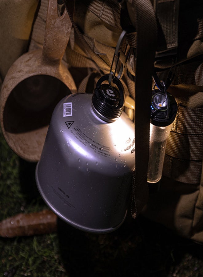 CAMPINGMOON Camping Gas Tanks Cap Lightweight Flat Gas Canister Cover Aluminum Sealed Protective Cap with Magnet for Cassette or Alpine Gas Tanks - Image 2