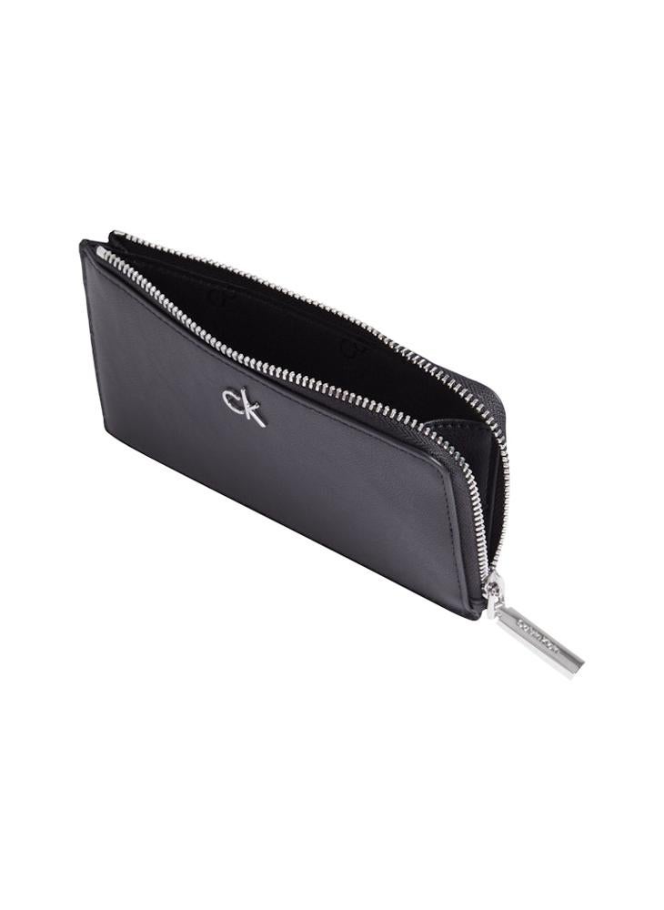 CALVIN KLEIN Logo Card Holder With Zip  - Image 3