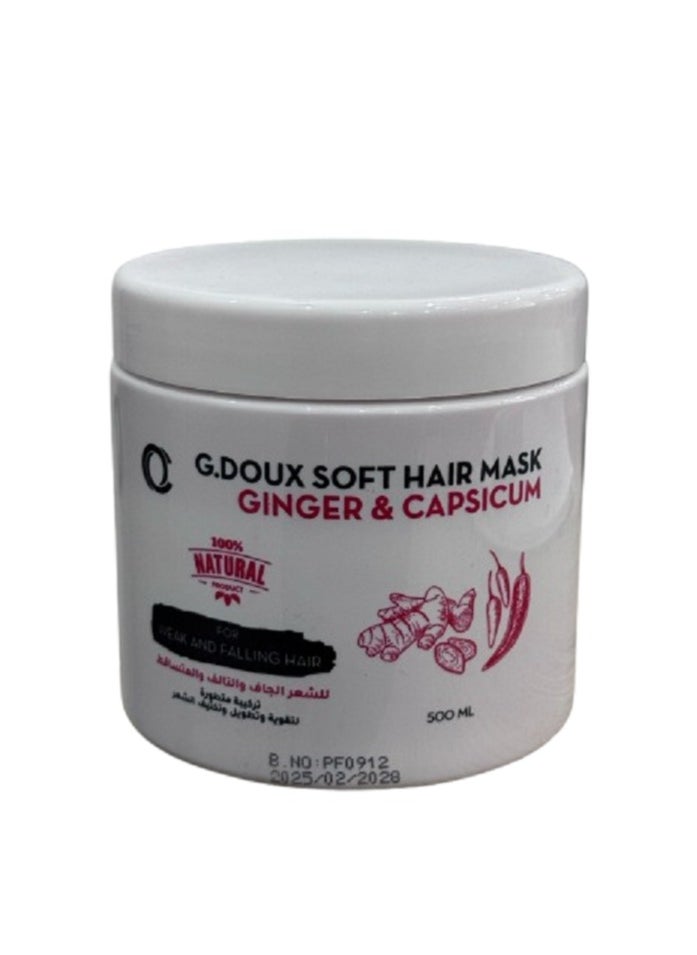 G.DOUX Hair Mask With Ginger&Capsicum - 500ml 