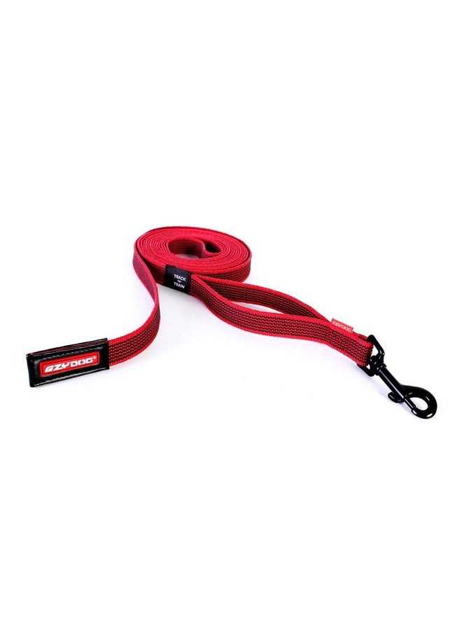 EzyDog Track and Train Premium Dog Leash - 16-Foot Extra Long Dog Lead Perfect for Training Your Pup with Ease - Includes Traffic Control Handle for Safety and Security (16', Red) - Image 1