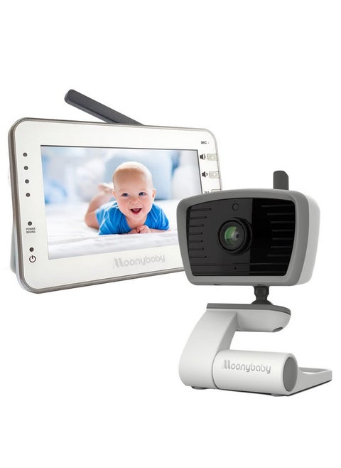 Baby Monitor With Camera And Audio, Long Range No Wifi, Baby Room Temperature Monitoring, Auto Night Vision, 5 Built-In Lullabies, 2-Way Audio