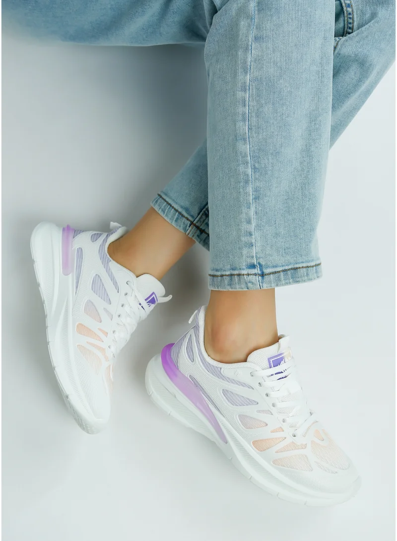 London Rag Purple Flyknit Chunky Sneakers in Purple for Women | Best Price UAE