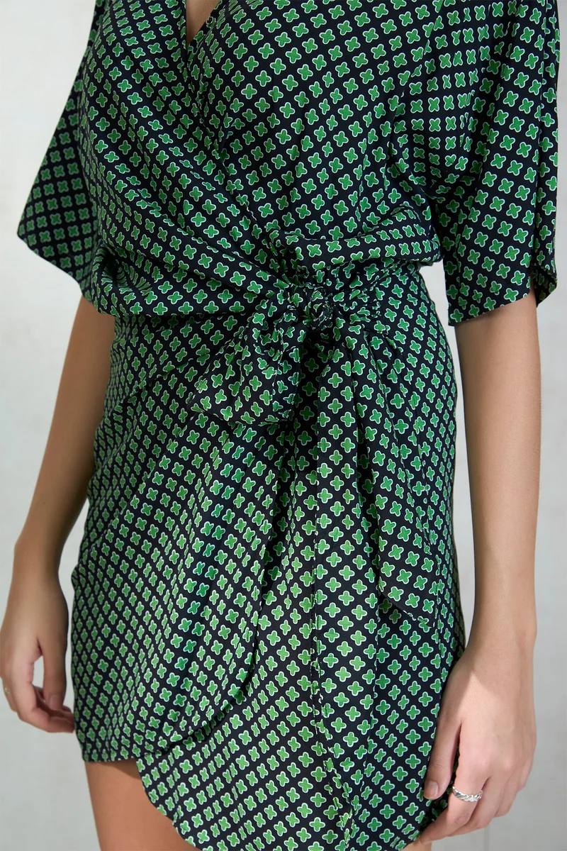 Virgio Printed Mini Dress