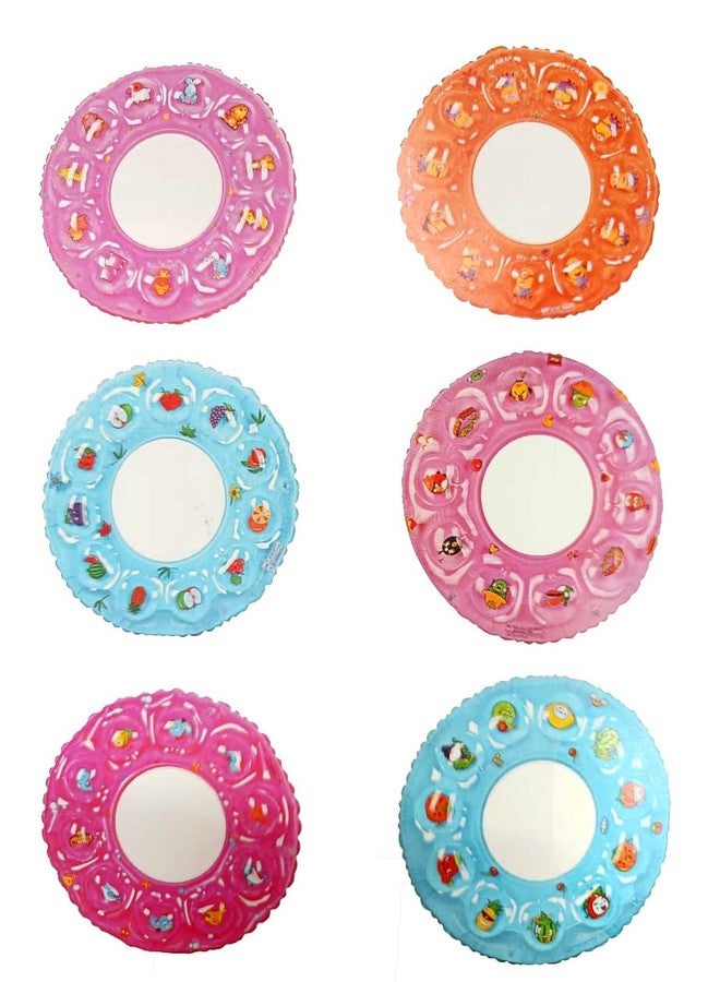 SOLINO Double Layer Swimming Ring Swim Pool Party Tube for Kids Swimming Leering Ring for Girls and Boys Double Layer Swimming Tube Inflatable Swim Ring (60 CM) - Image 5